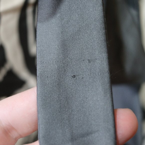 Bob Mackie Gray Cream Floral Top Pussycat Bow 12 Elegant Vintage Statement - Picture 3 of 10